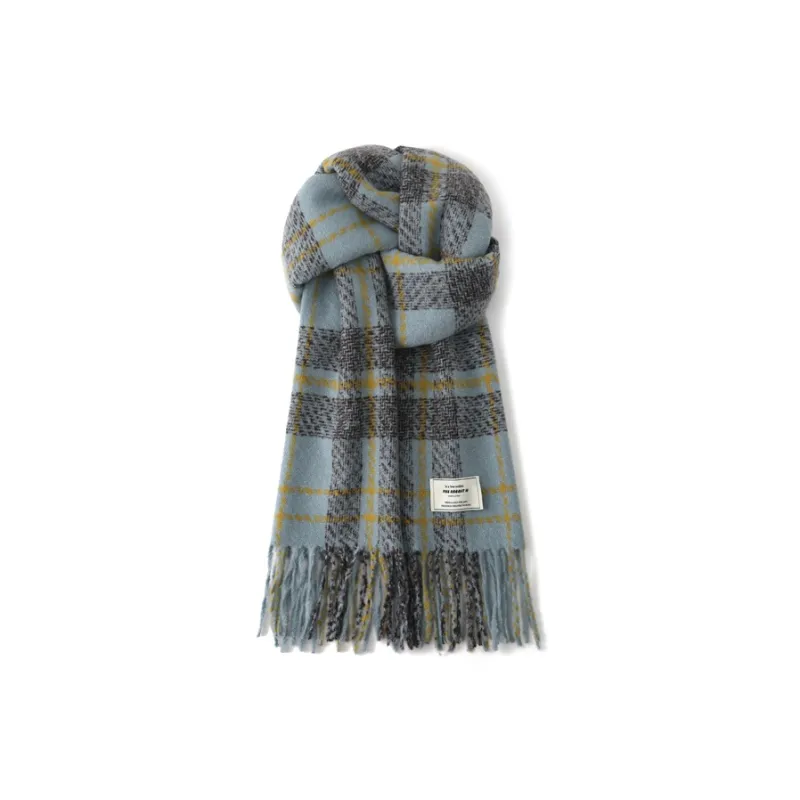 FREE RABBITⅡ Korean Style Fashion Mohair Warm Versatile Shawl Scarf Unisex-4
