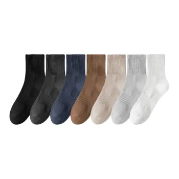 Lan Miao Mid Calf Socks Men's 7 Pack