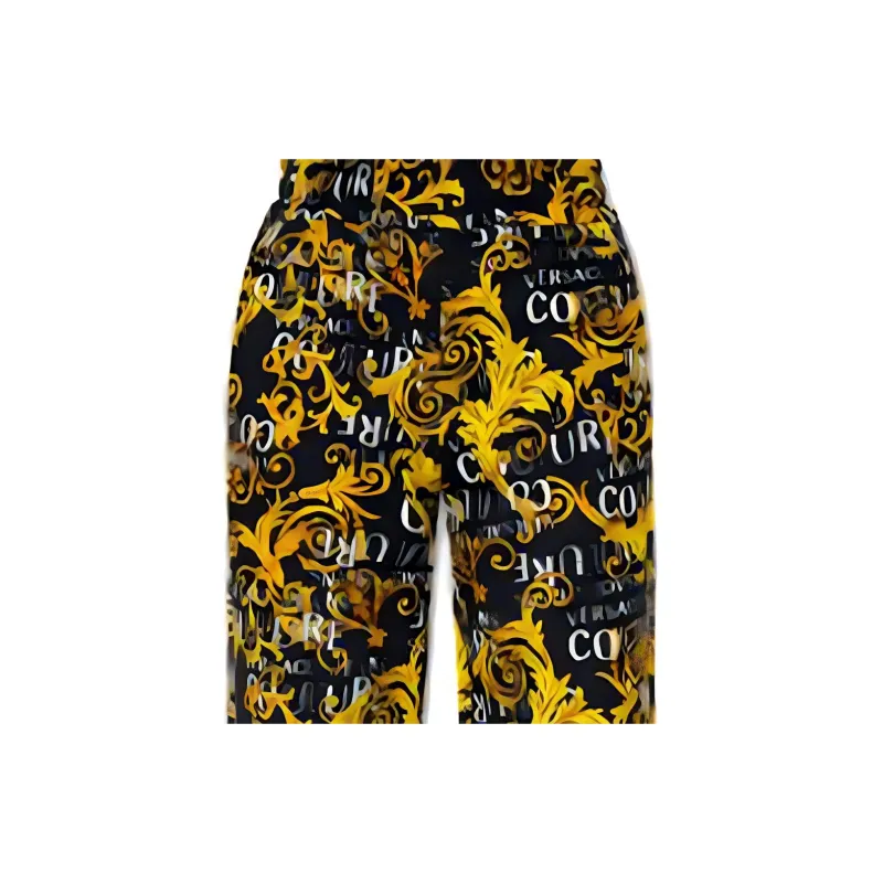 VERSACE JEANS COUTURE SS23 Knitted Sweatpants Women's Black-3