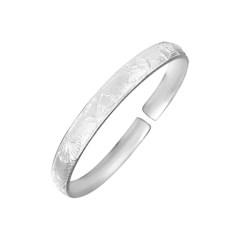 VXSAX S999 Sterling Silver Bracelets Women's Silver-0