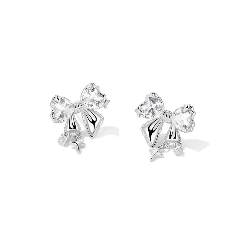 BLESSED BULLET S925 Sterling Silver Stud Earrings Women's-0