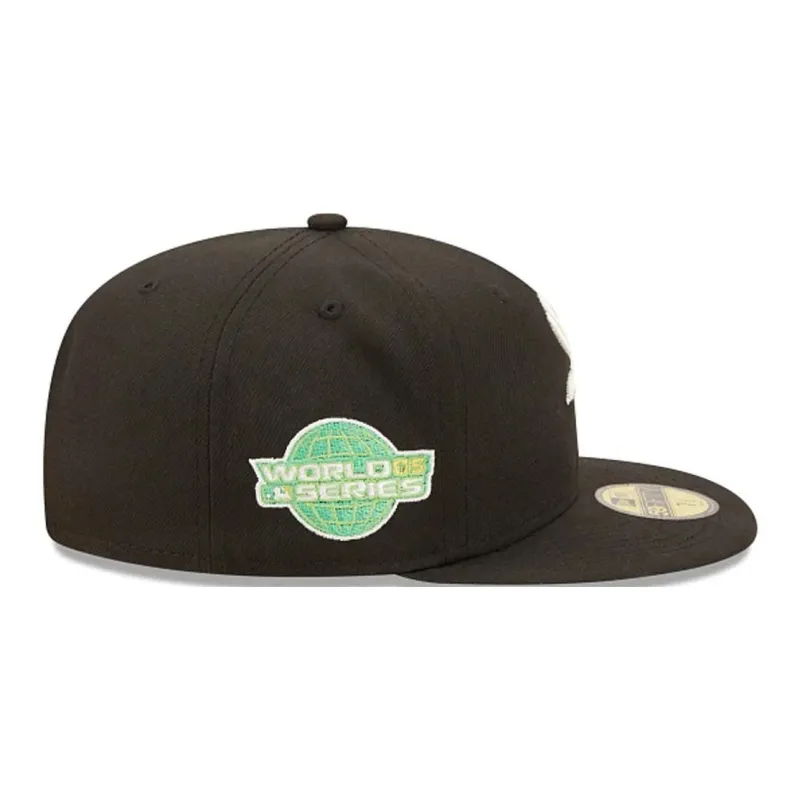 New Era Polyester Baseball Caps Men's Black-4