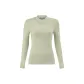 Mock Neck Gray Green