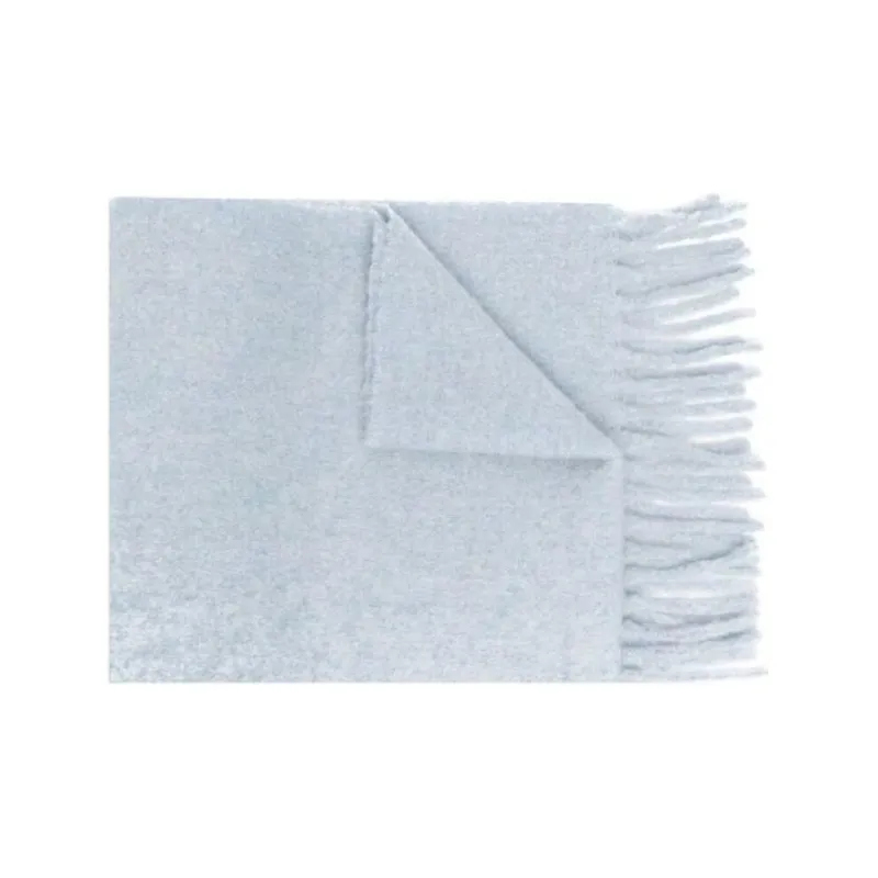 MARNI Alpaca Knit Scarves Women's Blue-0