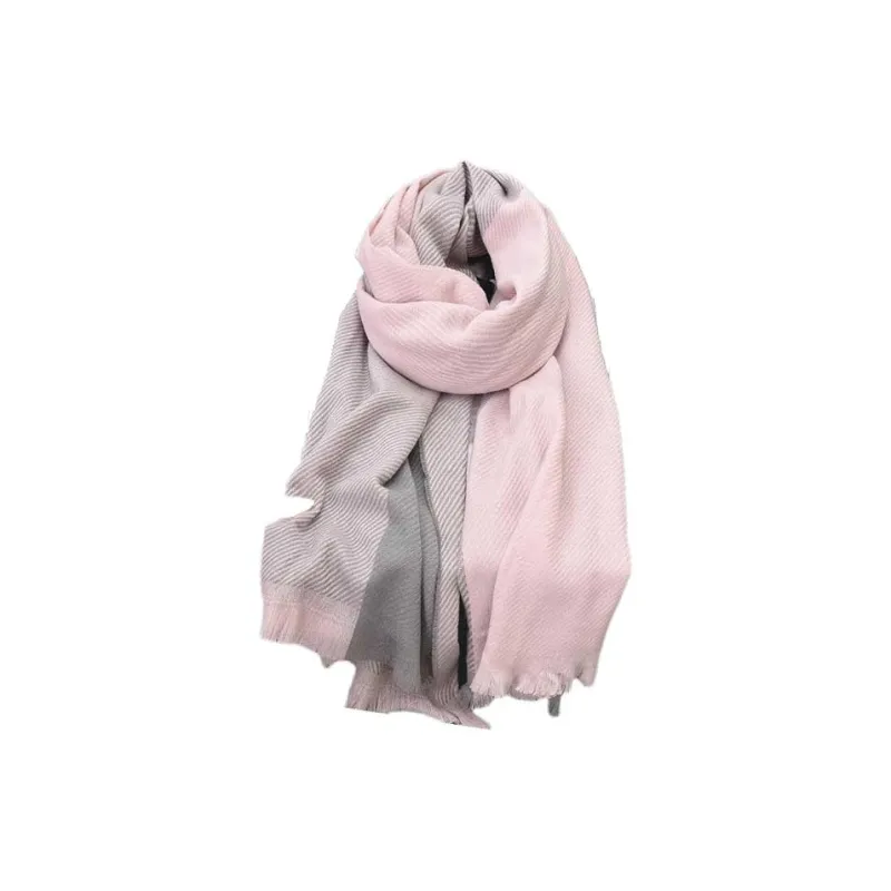 EEEENO Polyester Knit Scarves Unisex-4