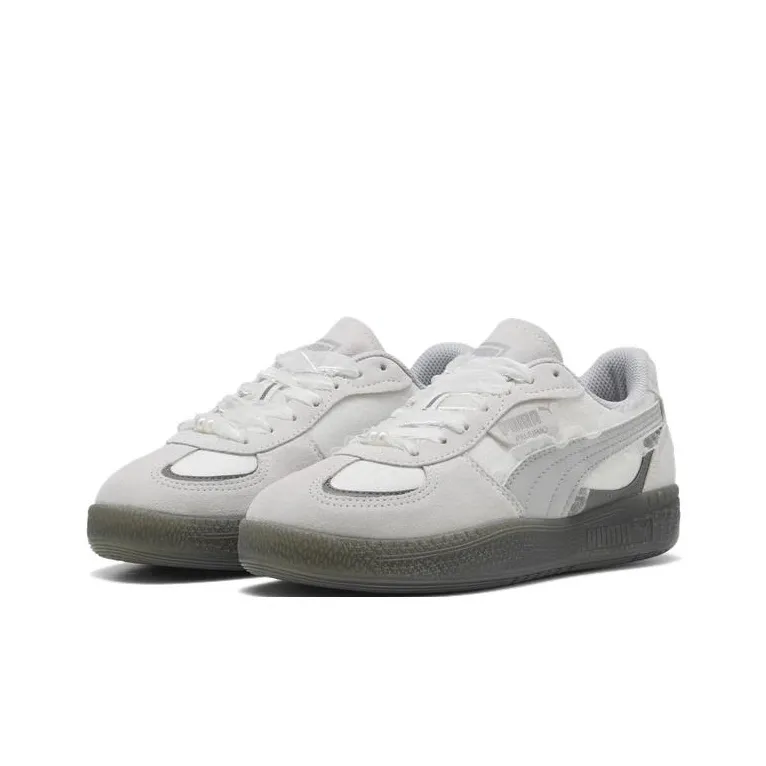 PUMA Slip-Resistant High-Top Skateboard Shoes Women's Gray-2