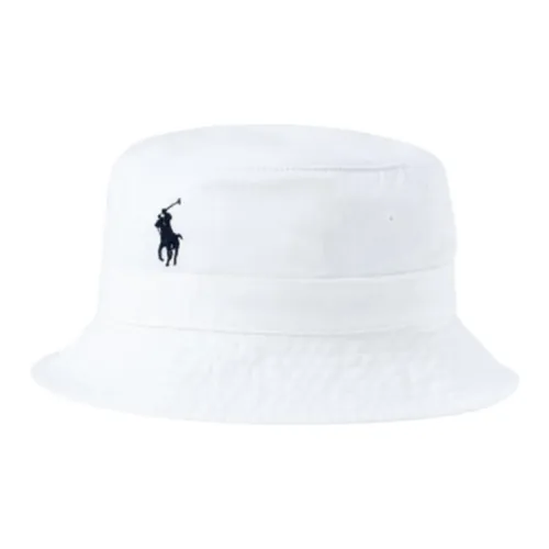Polo Ralph Lauren Twill Bucket Hats Women's White