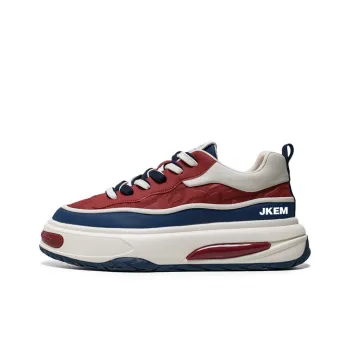 JKEM Slip Resistant Cushioning Abrasion Resistant Low Top Skateboard Shoes Men's