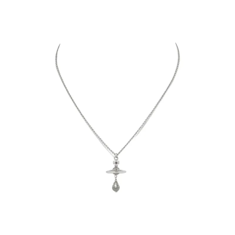 Vivienne Westwood Brass Necklaces Unisex Silver-2
