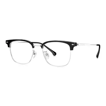 PARIM Titanium Silicone Browline Eyeglass Frames Men's
