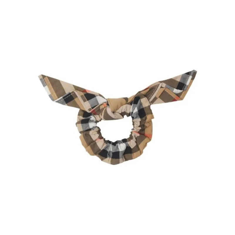 Burberry Cotton Hair Clips Kids' Sandy Beige-1