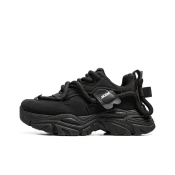 JKEM Wear-Resistant Breathable Height Increasing Low-Top Chunky Sneakers Men's