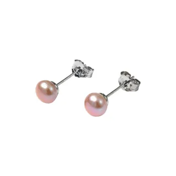DARA Freshwater Pearl Stud Earrings Women's