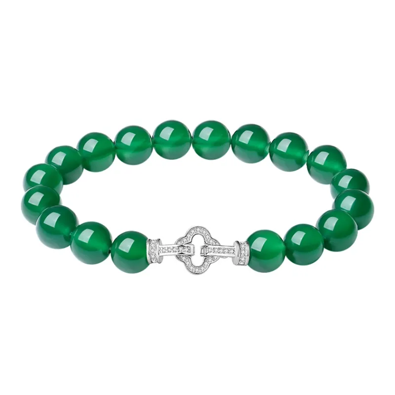 Lao Feng Xiang Agate Bracelets Unisex-0