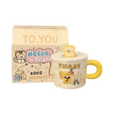 Toast Puffy (Cup+Silicone Lid+Toast Portable Box)