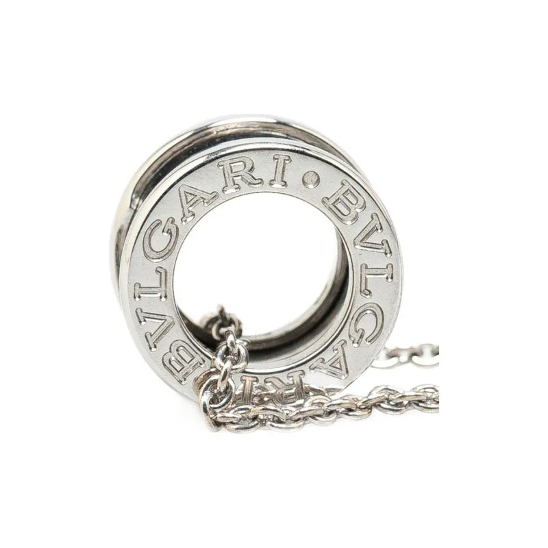 BVLGARI 18K White Gold Necklaces Women's Silver-1