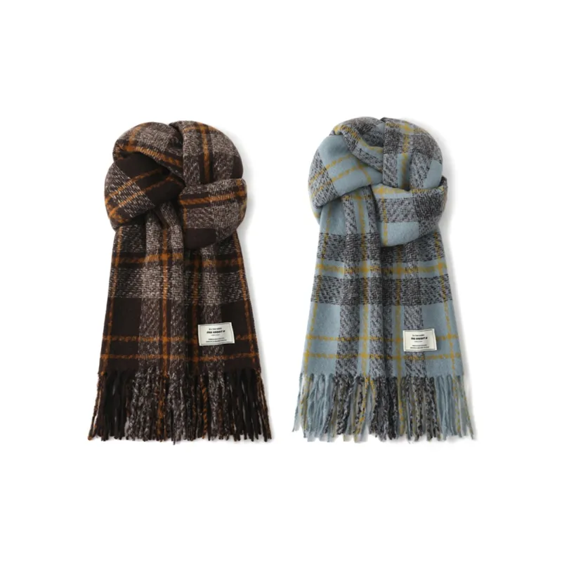 FREE RABBITⅡ Korean Style Fashion Mohair Warm Versatile Shawl Scarf Unisex-12