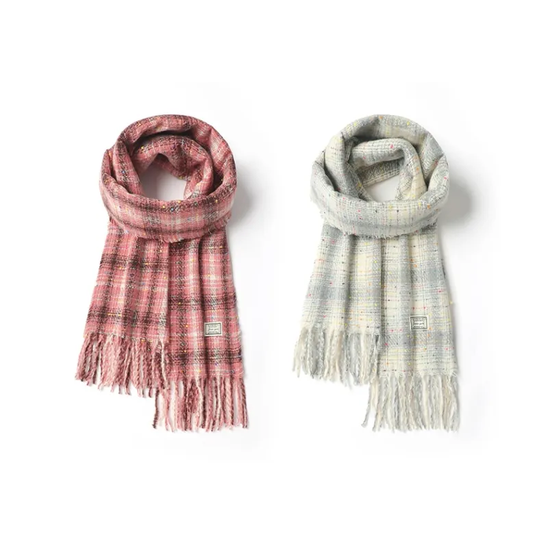 Lanza Knit Scarves Unisex-4