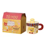 Cookie Toast (Cup+Silicone Lid+Hamburger Portable Box)