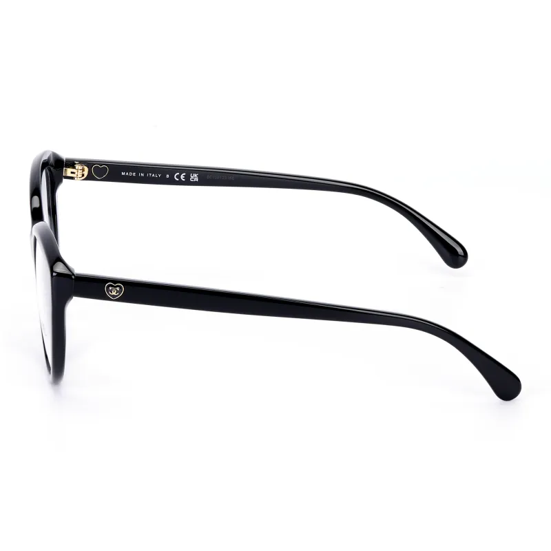 CHANEL Acetate Cat Eye Eyeglass Frames Women's Black-2