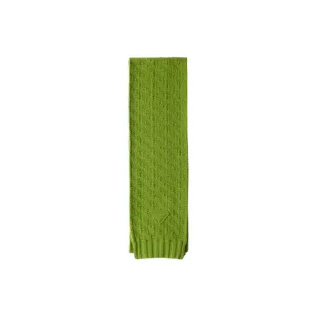 PRADA Wool, Cashmere Knit Scarves Men's Green