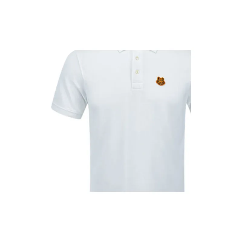 KENZO Polo Shirts Men White-4