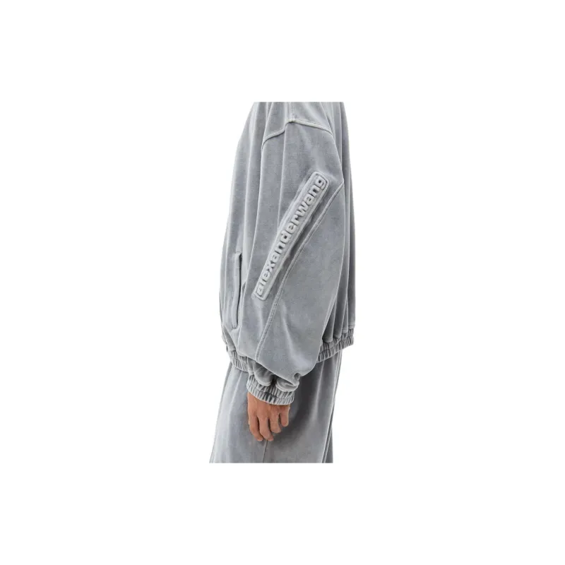 Alexander Wang FW24 Jackets & Coats Unisex Washable Charcoal-4