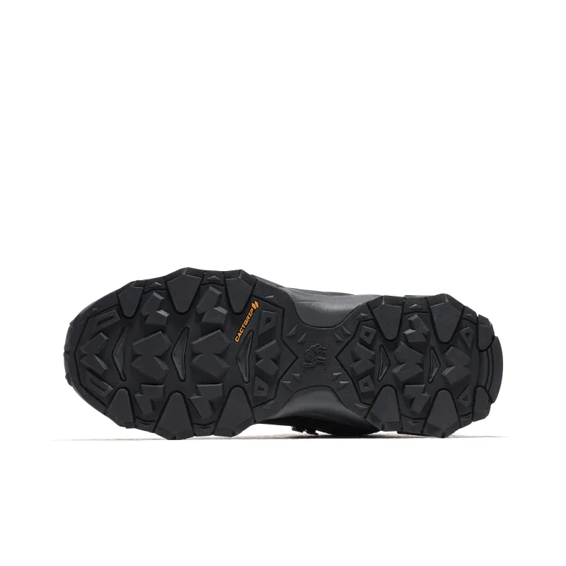 CAMEL Anti-Slip And Wear-Resistant Warm High-Top Outdoor Shoes Men's Black Gray-5