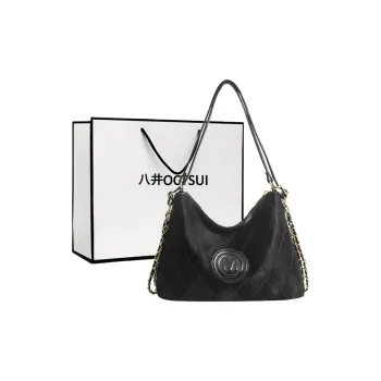 OCTSUI PU Shoulder Bag Women's Black