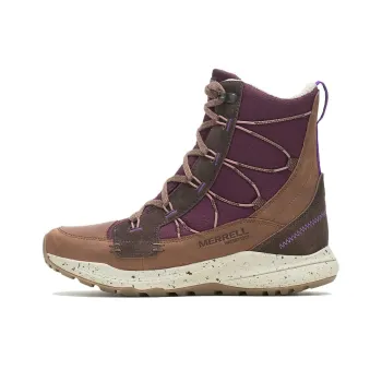 MERRELL Bravada 2 Anti-Slip Wear-Resistant High-Top Trekking Shoes Women's Purple Brown