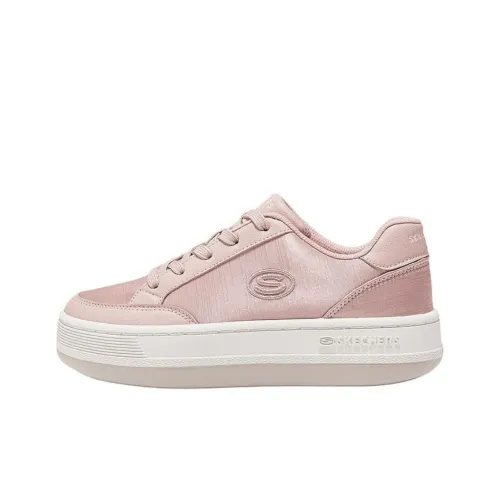 Skechers Anti Slip Wear Resistant Low Top Skateboard Shoes Women's Pink
