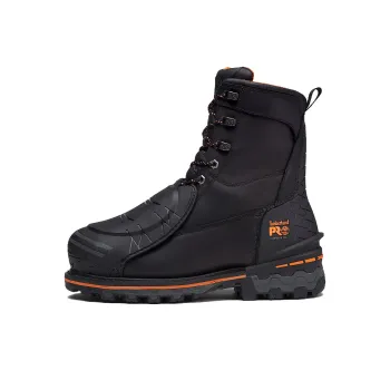 Timberland Boondock Waterproof And Wear resistant Short Mid Calf Outdoor Boots Men's Black