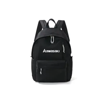 Kawasaki Fabric Backpack Laptop Bag Regular Unisex Black/White