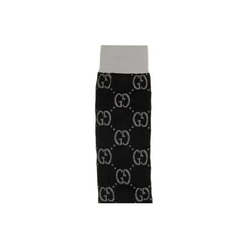GUCCI Gg Colorblock Socks Black-4