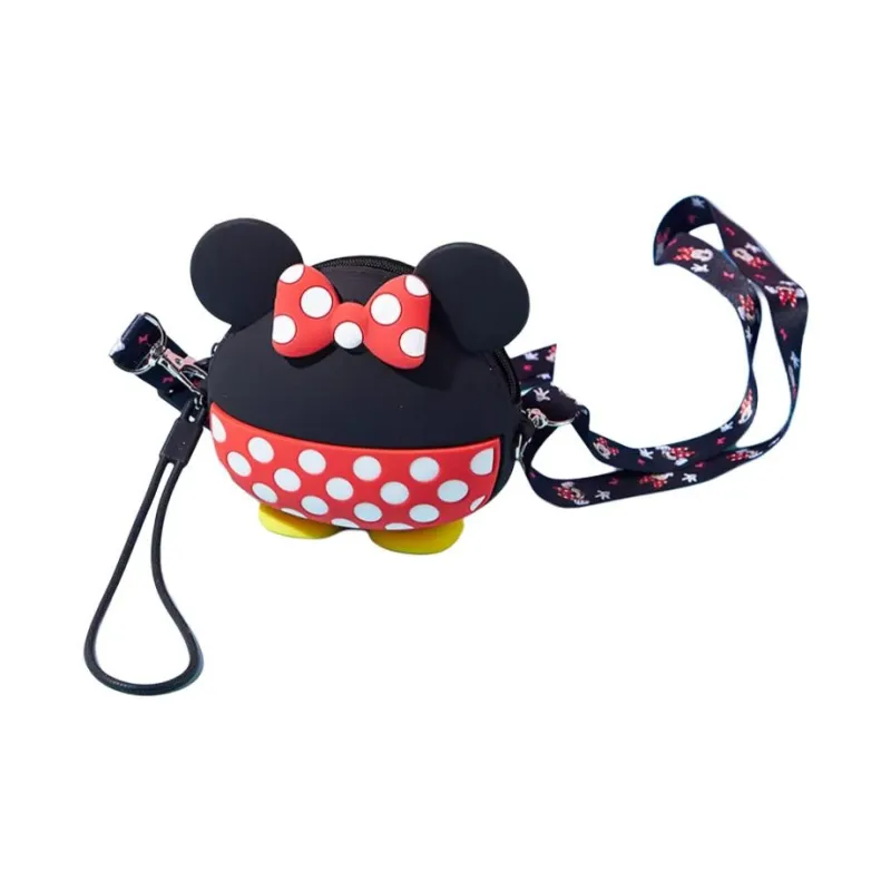 Disney Silicone Coin Purse Kids' Black Red-1