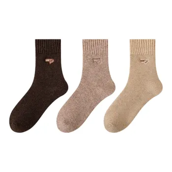 MIIOW Mid Calf Socks Unisex 3 Pack