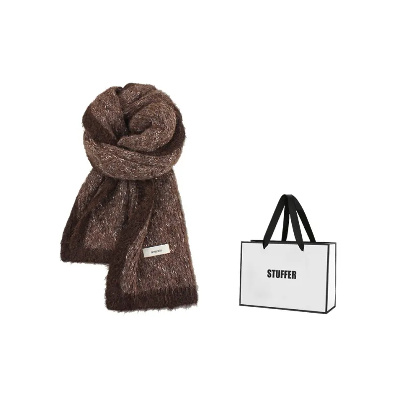 STUFFER Contains Wool Knit Scarves Unisex-9