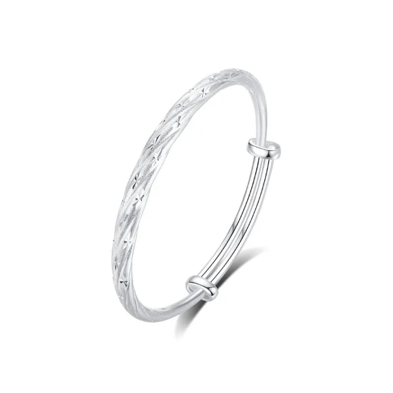 Asia Star Sterling Silver Bangles Women's-0