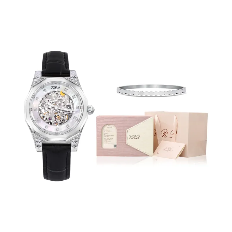 VRQ Mechanical Movement Watch Women's Watch Mother of Pearl Color Watch Dial-9