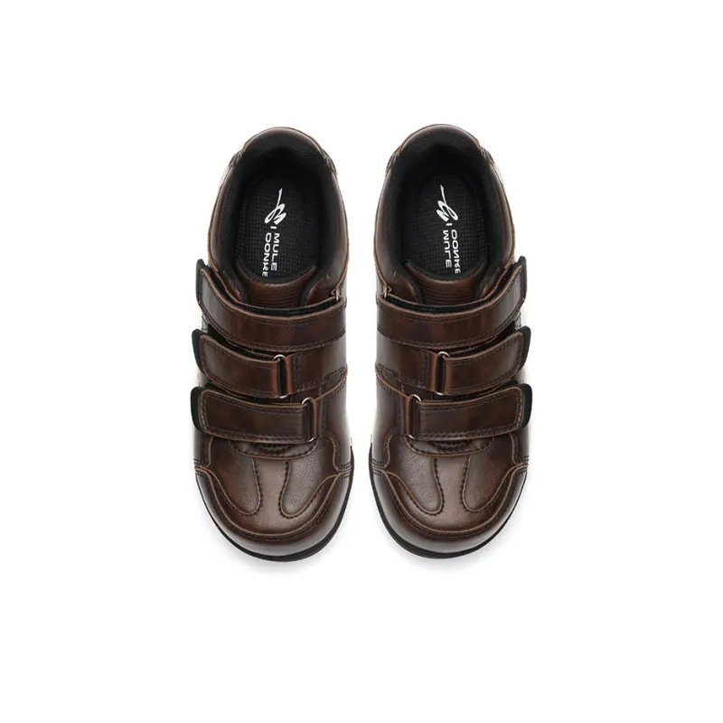 Mule Donkey Lightweight Height Increasing Low-Top Skateboard Shoes Unisex Brown Box-4