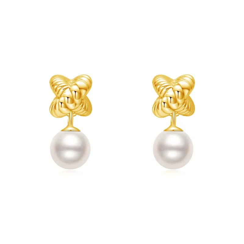 HUSSAIN Freshwater Pearl Earrings Women's-3