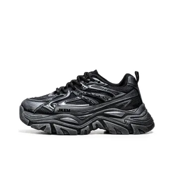JKEM Anti-Slip And Wear-Resistant Height Increasing Low-Top Chunky Sneakers Men's