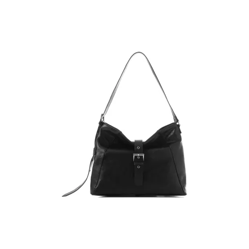SQUARE Line Artificial Leather Casual HOBO Bag Shoulder Bag Medium Size Women's