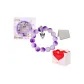 Kuromi Beaded Bracelet, Gift Box Set+Shopping Bag+Greeting Card