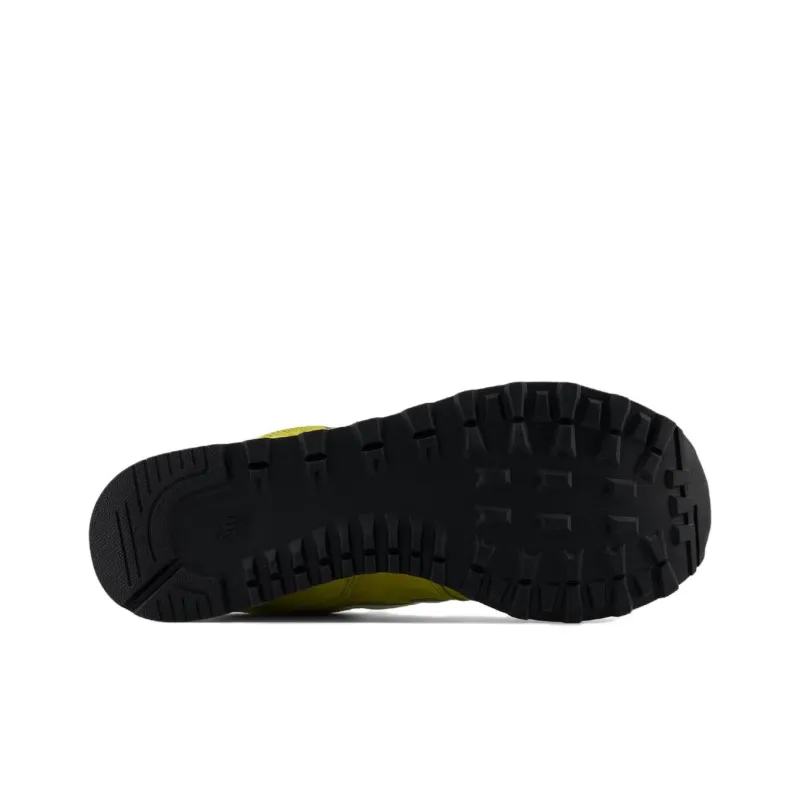 New Balance NB 574 Anti Slip Wear Resistant Low Top Casual Running Shoes Unisex Yellow Green-4