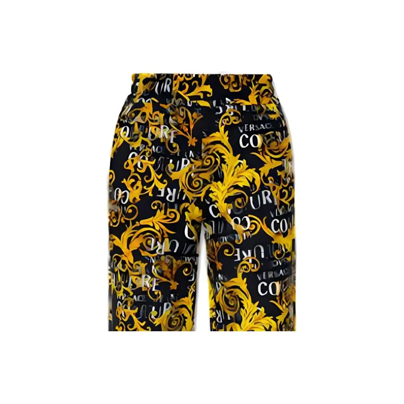 VERSACE JEANS COUTURE SS23 Knitted Sweatpants Women's Black-5