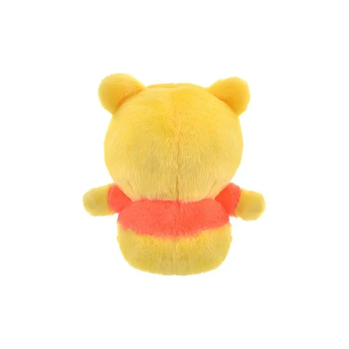 Disney Bean Eye Collection Winnie The Pooh Fluffy Yellow Dolls Plush Doll 11cm High-2