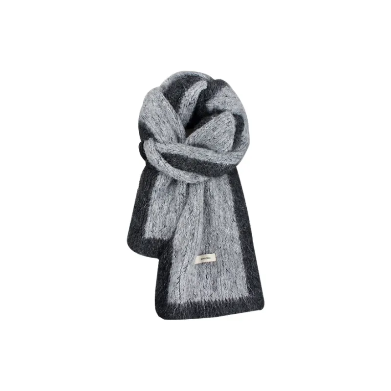 STUFFER Contains Wool Knit Scarves Unisex-7