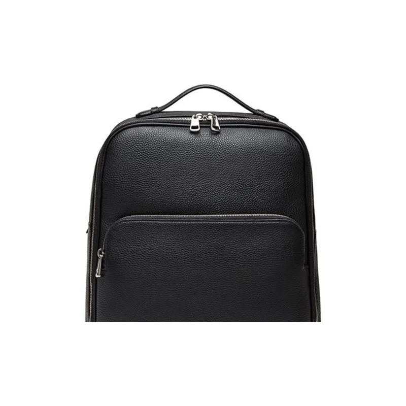 BALLY Cow Leather Backpack Men's Black-4