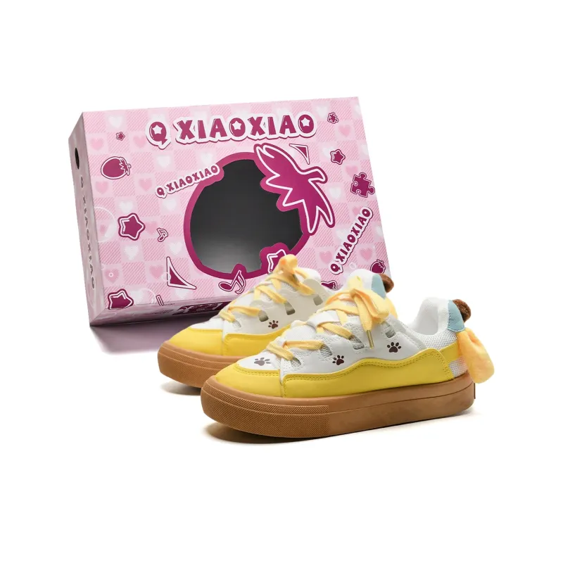 Circle Small Cushioned Wear-Resistant Lightweight Height Increasing Low-Top Skateboard Shoes Women's Box Included-18